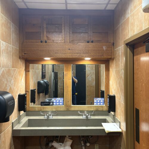 Texas Roadhouse restaurant remodel project underway in Lafayette, Louisiana with construction improvements and renovation work in progress.